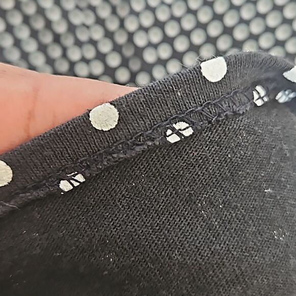 Women's Custom-Made Polka Dot Spaghetti Straps A-line Midi Dress M/L Black/White - Picture 16 of 16